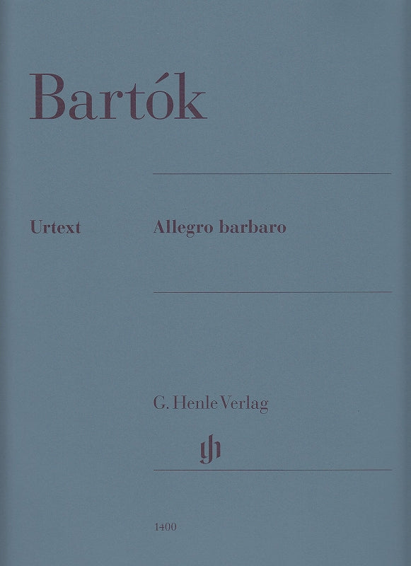 Bartok, Allegro barbaro (Somfai) (Henle)