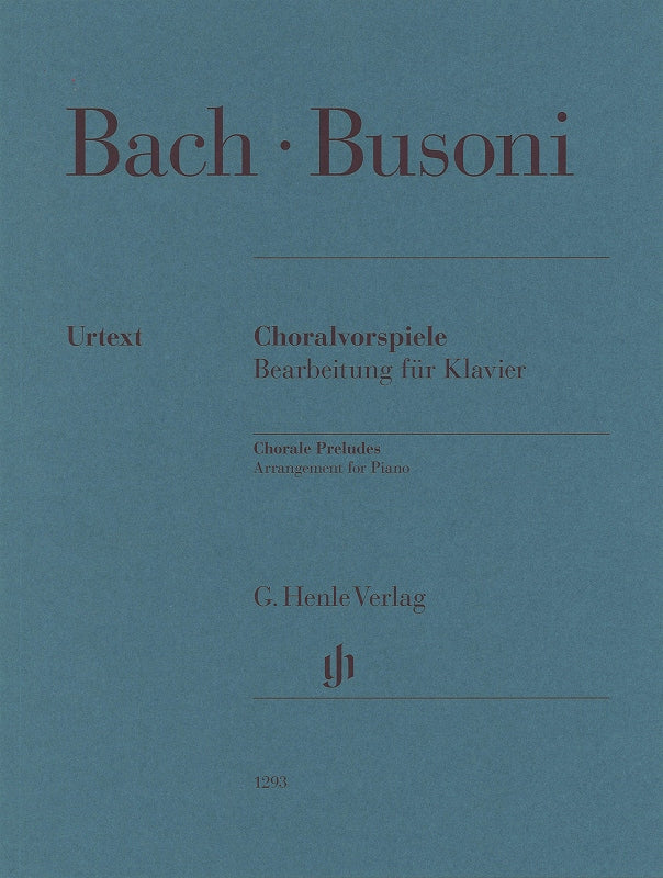 Bach/Busoni, Choralvorspiele (Henle)