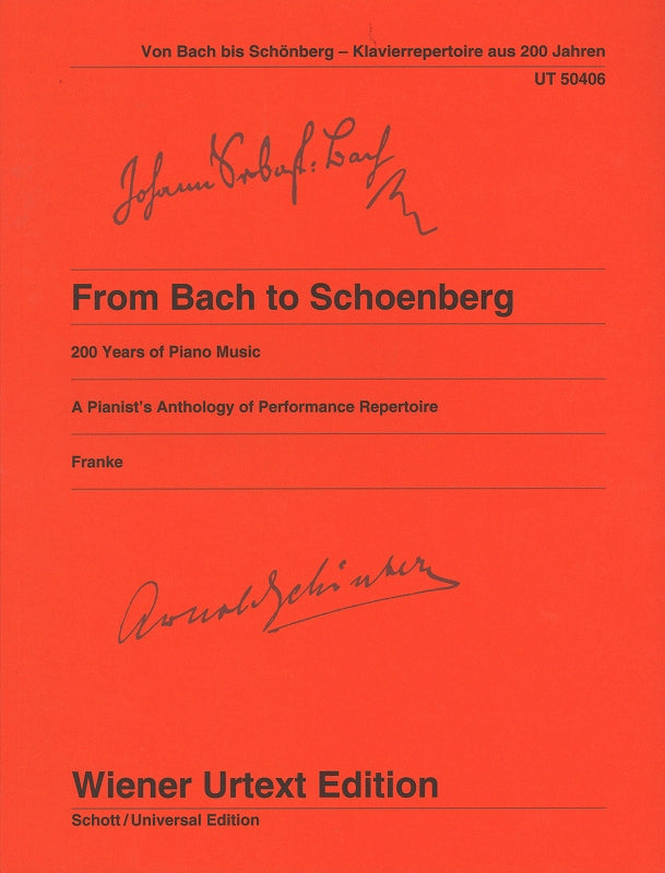 From Bach to Schoenberg (Wiener Urtext Edition)