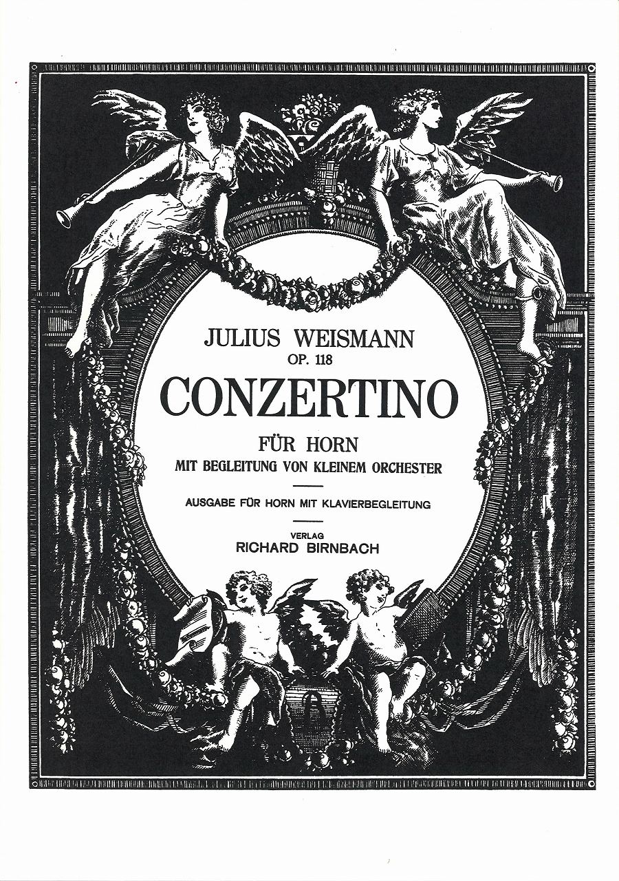 Weismann, Concertino op. 118 (Birnbach)