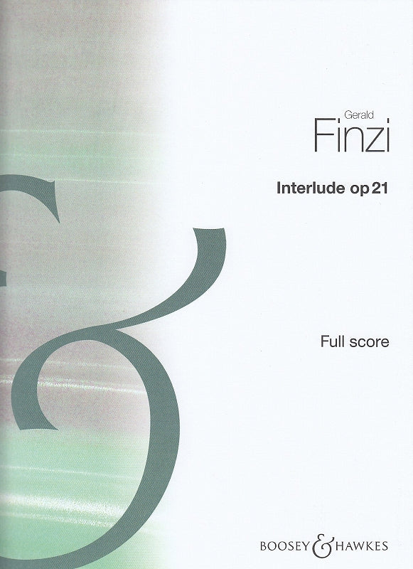 Finzi, Interlude op. 21 (Full Score) (Boosey)