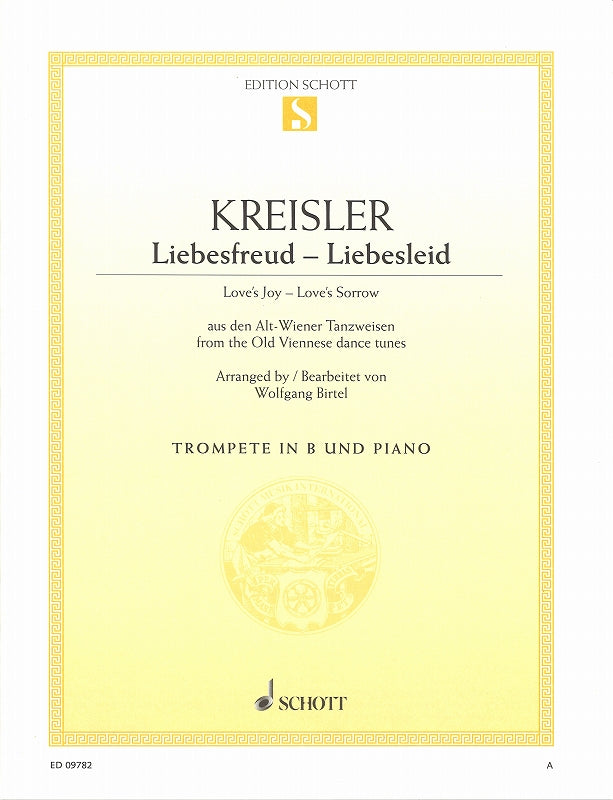 Kreisler, Liebesfreud; Liebesleid (Schott)