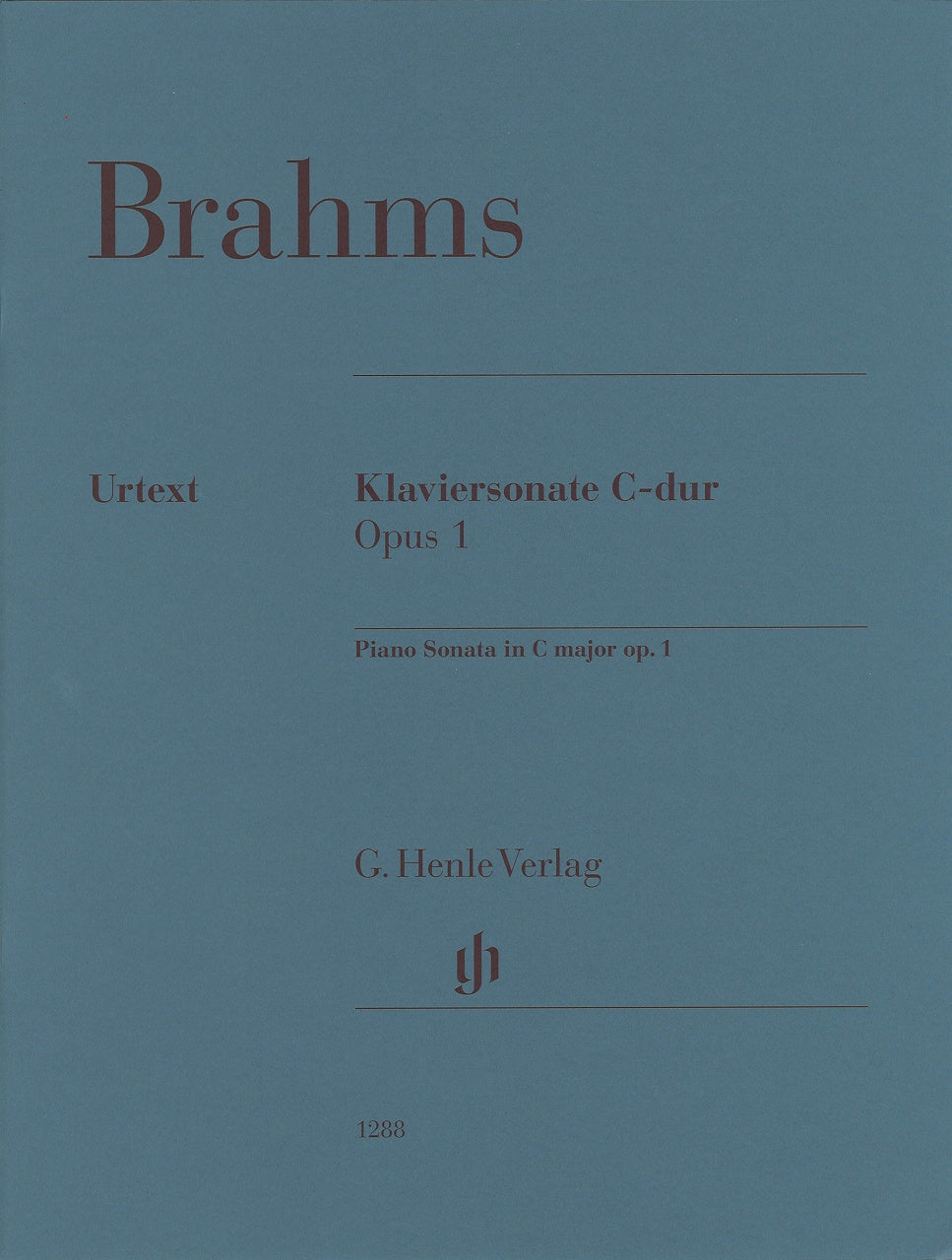 Brahms, Sonata No. 1 in C op. 1 (Eich) (Henle)