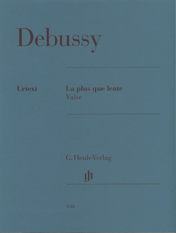 Debussy, Plus que lente (Heinemann) (Henle)
