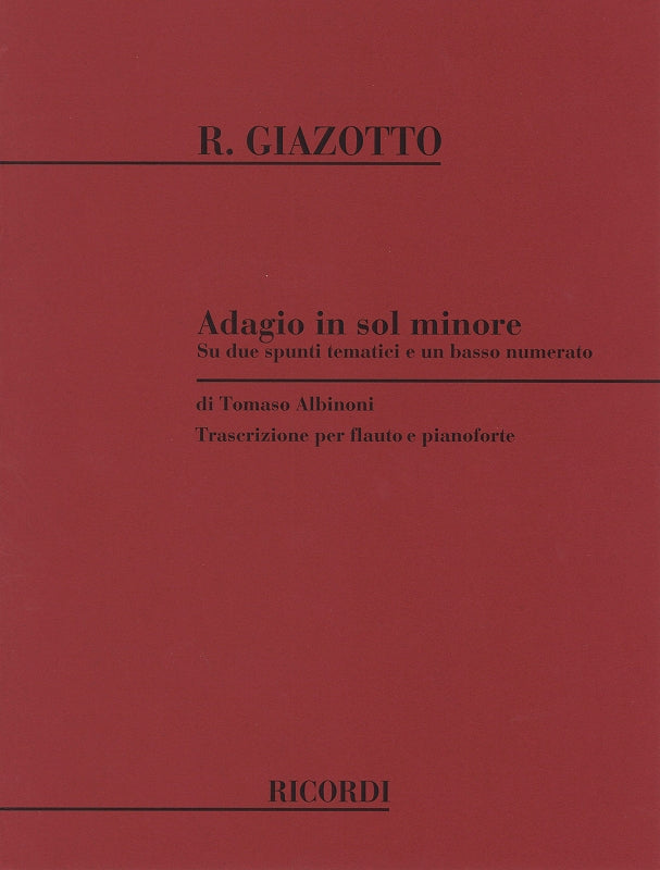 Albinoni/Giazotto, Adagio in g min. (Ricordi)