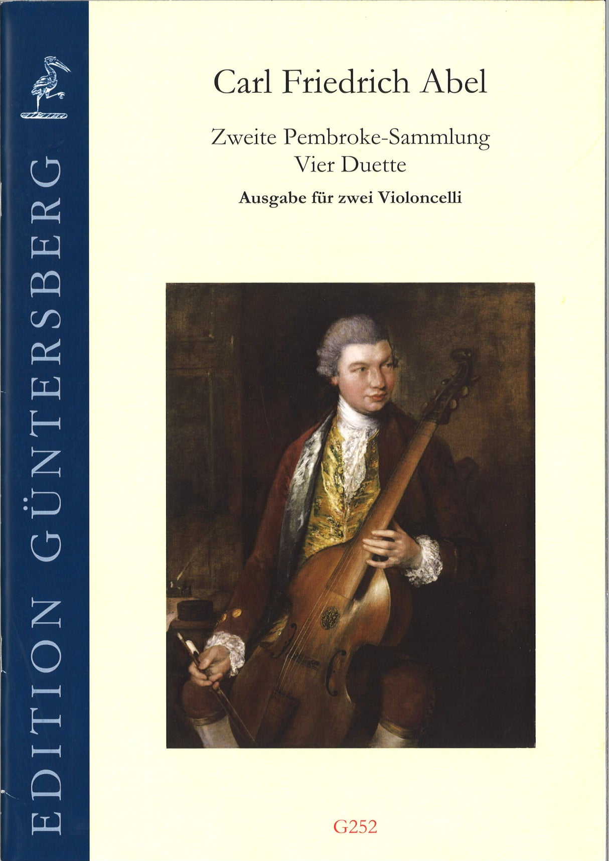 Abel, 2. Pembroke-Sammlung, Duette (2Vc) (Guntersberg/Walhall)
