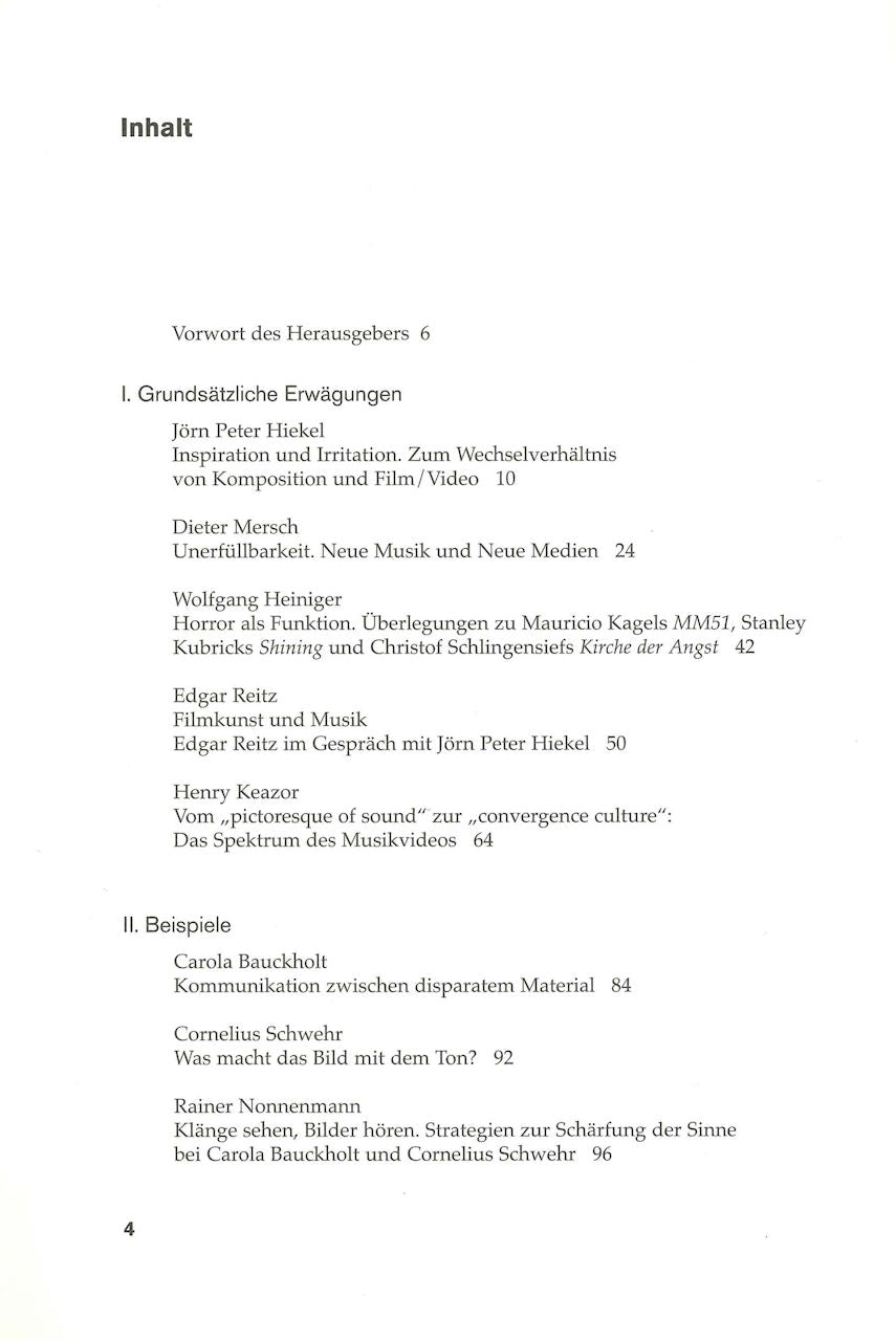 Hiekel, Uberblendungen: Neue Musik mit (Schott)
