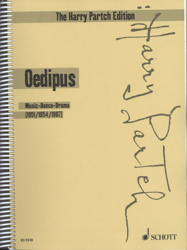 Partch, Oedipus. Music-Dance-Drama (Schott)