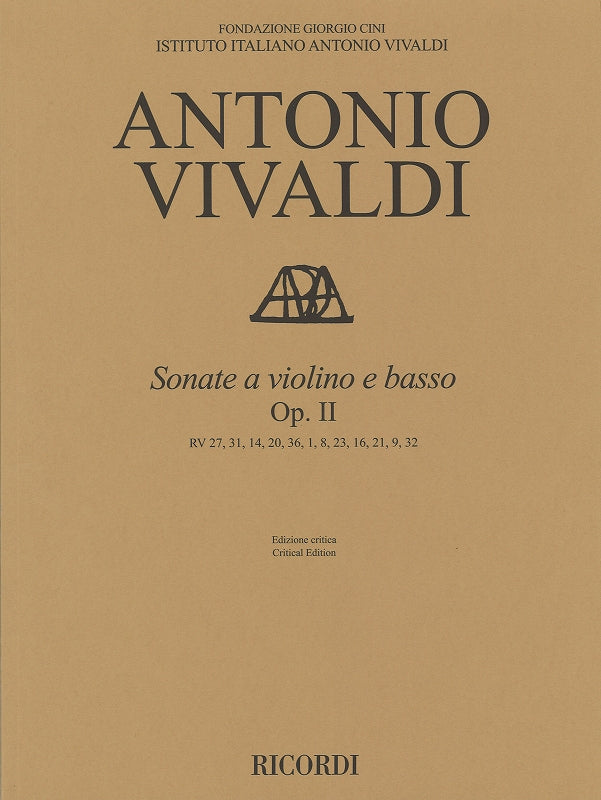 Vivaldi, Sonate op. 2 (Ricordi)