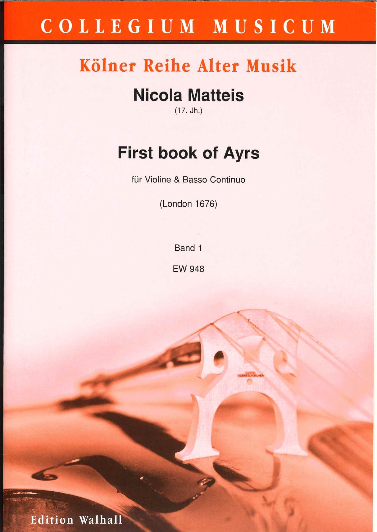 Matteis, First Book of Ayres 1 (Walhall)