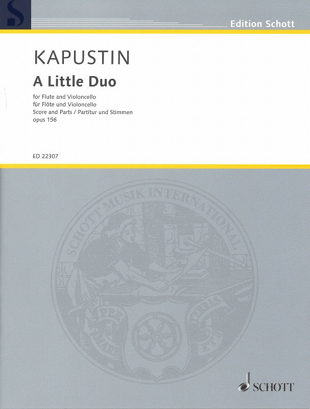 Kapustin, Little Duo op. 156 (Fl,Vc) (Schott)