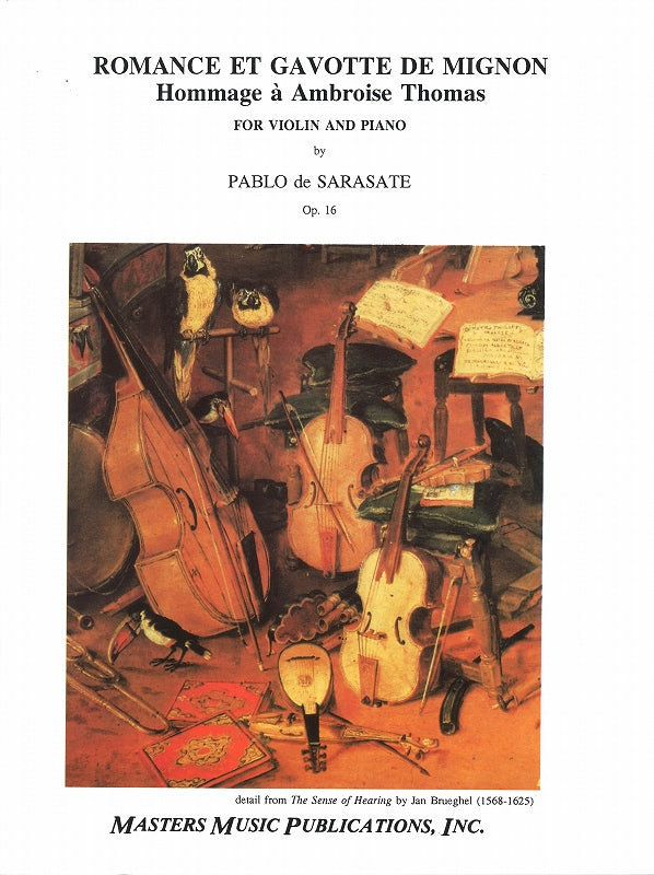 Sarasate, Romance et Gavotte op. 16 (Masters Music)