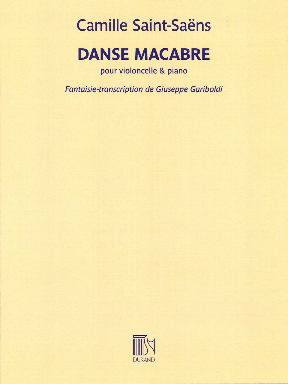 Saint-Saens, Danse macabre op. 40 (Durand)