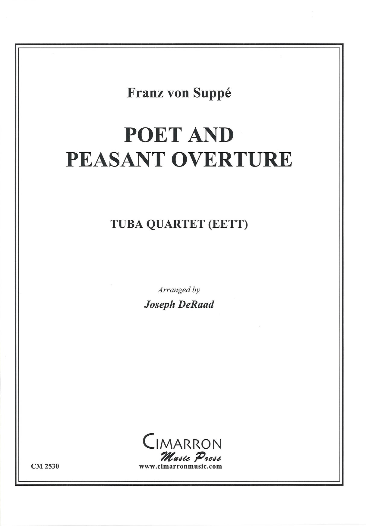 Suppe, Poet and Peasant Ov. (2Euph,2Tba) (Cimarron Music Press)
