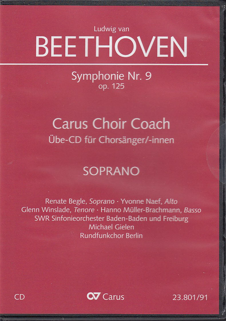 Beethoven, Symphony No. 9 Lesson CD Sop (Carus)