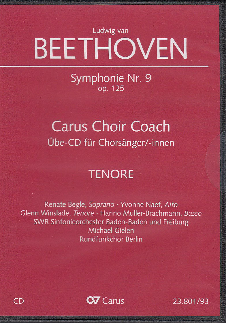 Beethoven, Symphony No. 9 Lesson CD Ten. (Carus)
