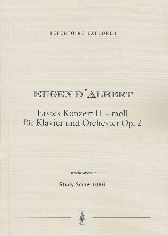 Albert,d', Concerto for Piano No. 1 (Hoflich)