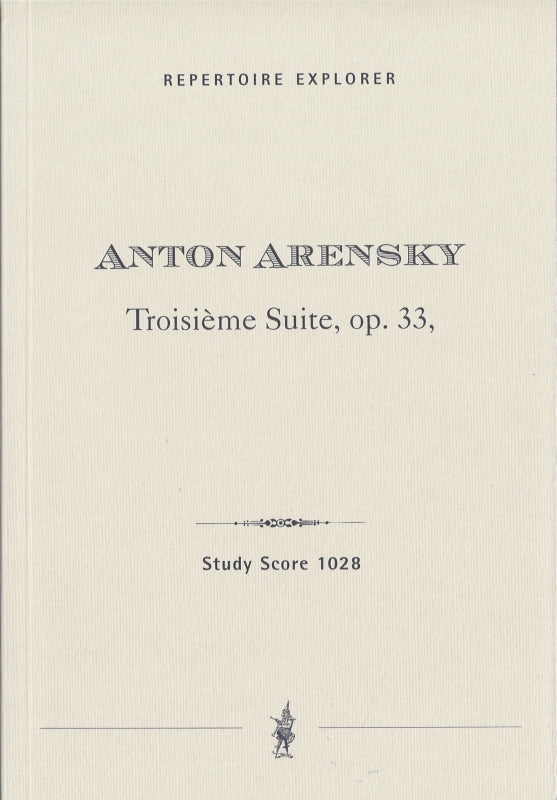 Arensky, Suite No. 3 (Variations) op. 33 (Hoflich)