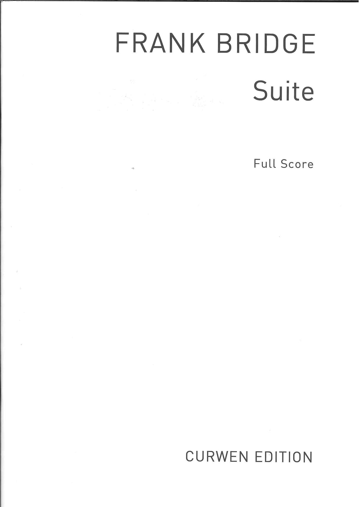 Bridge, Suite for String Orchestra (Curwen)