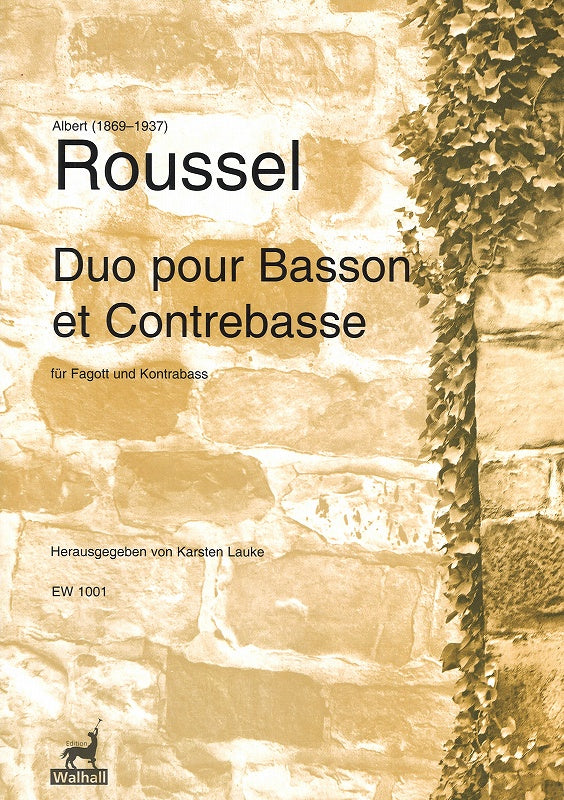 Roussel, Duo pour basson et contrebasse (Walhall)