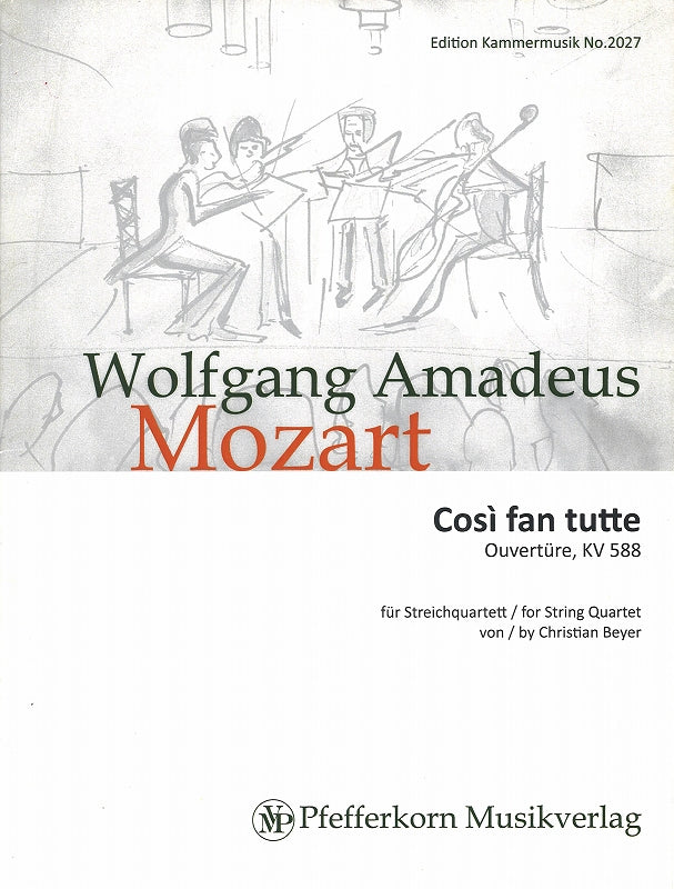 Mozart, Cosi fan tutte Ov. (Quartet) (Pfefferkorn)