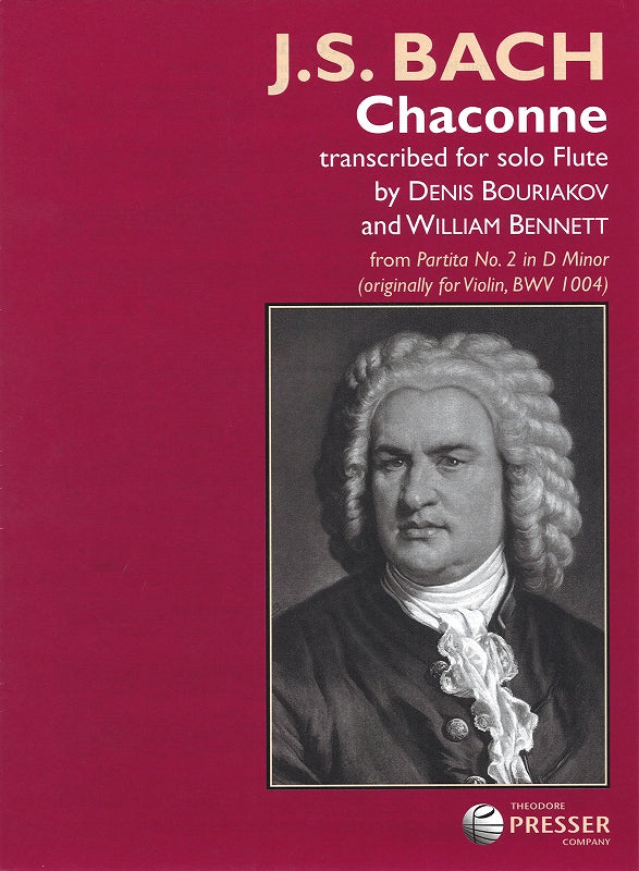 Bach, Chaconne from BWV 1004 (Fl Solo) (Presser)