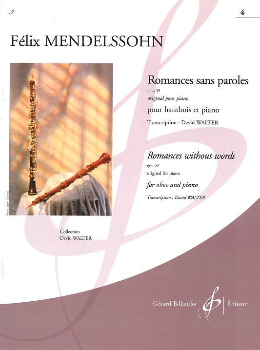 Mendelssohn, Romances... op. 53 (Billaudot)