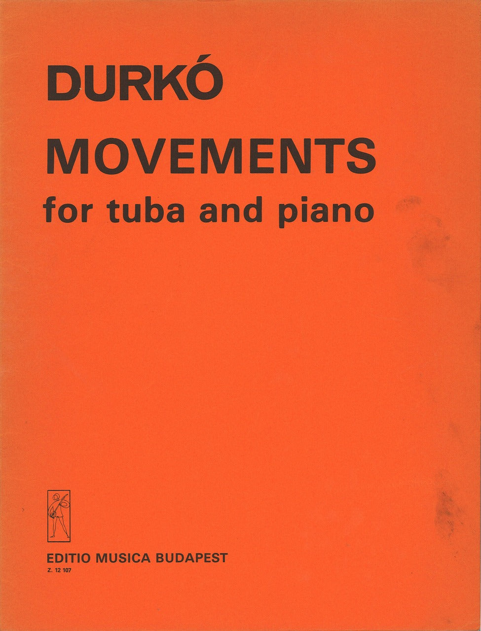Durko, Movements for tuba and piano (Editio Musica Budapest)