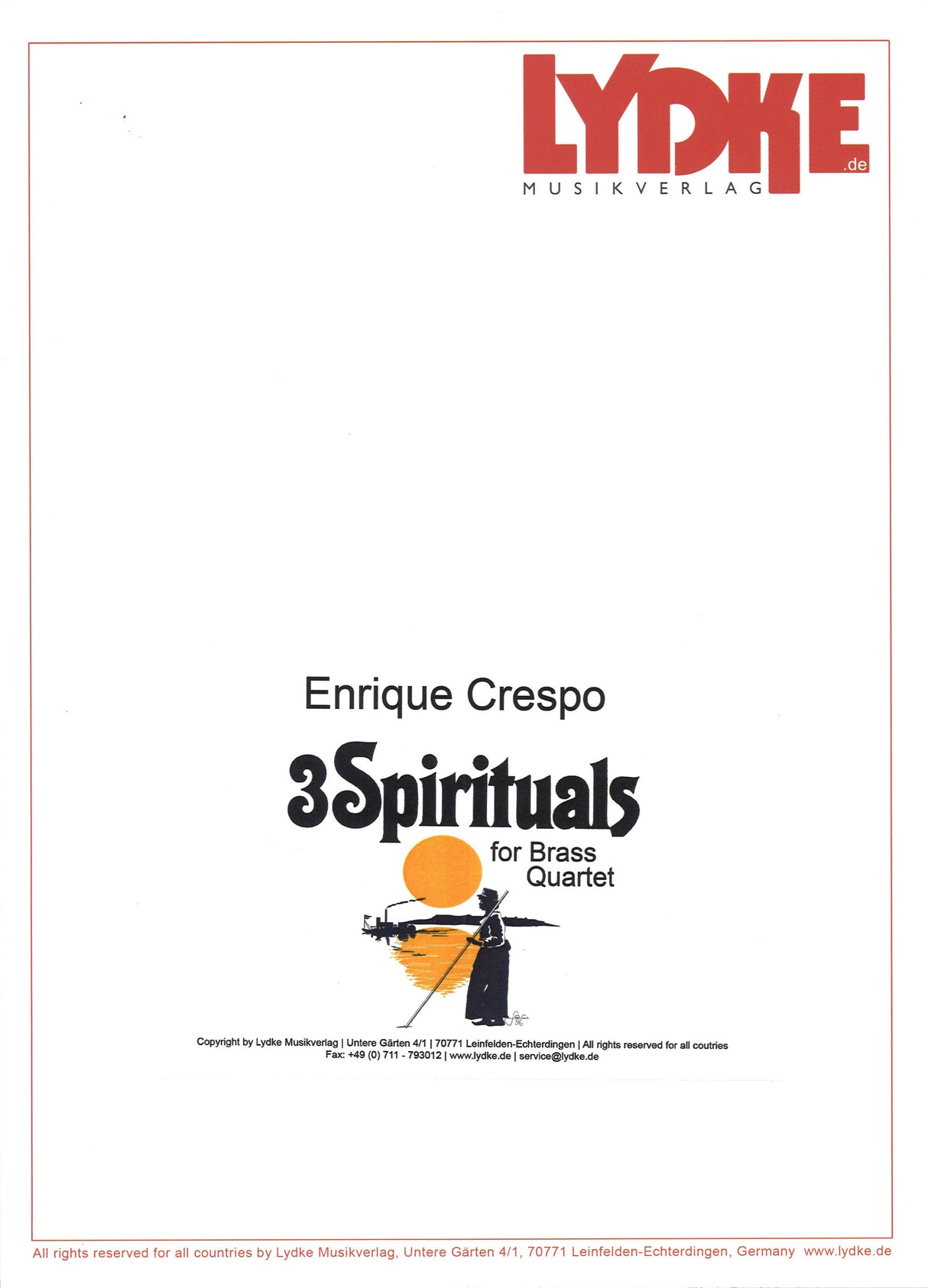 Crespo, 3 Spirituals (Lydke)