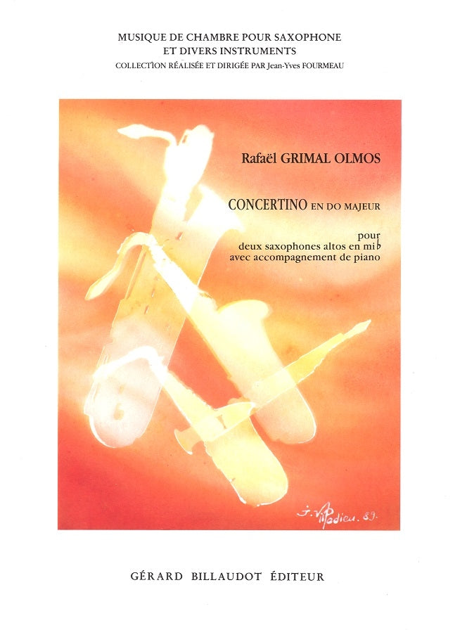 Grimal Olmos, Concertino in C(AA Sax,Pf) (Billaudot)