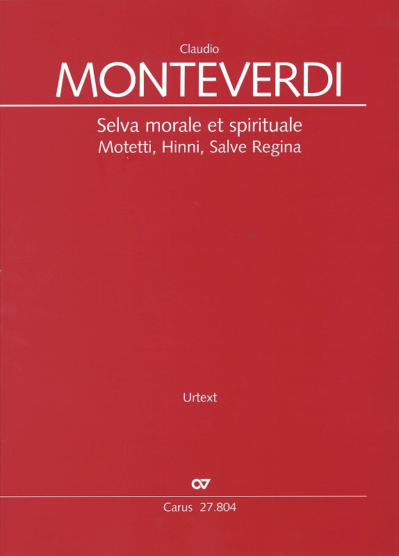 Monteverdi, Selva morale... Motetti... (Carus)