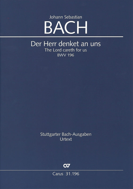 Bach, Kantate BWV 196 Full Score (Carus)