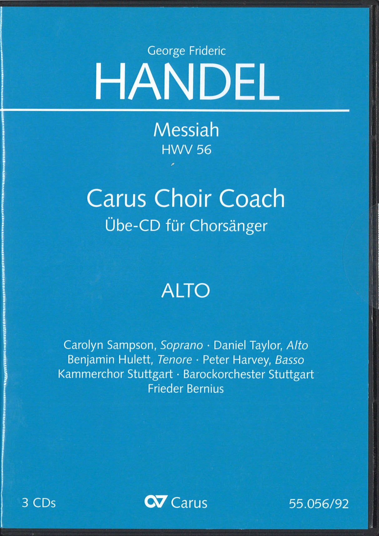Handel, Messiah: Lesson CD Alt (CD-ROM) (Carus)