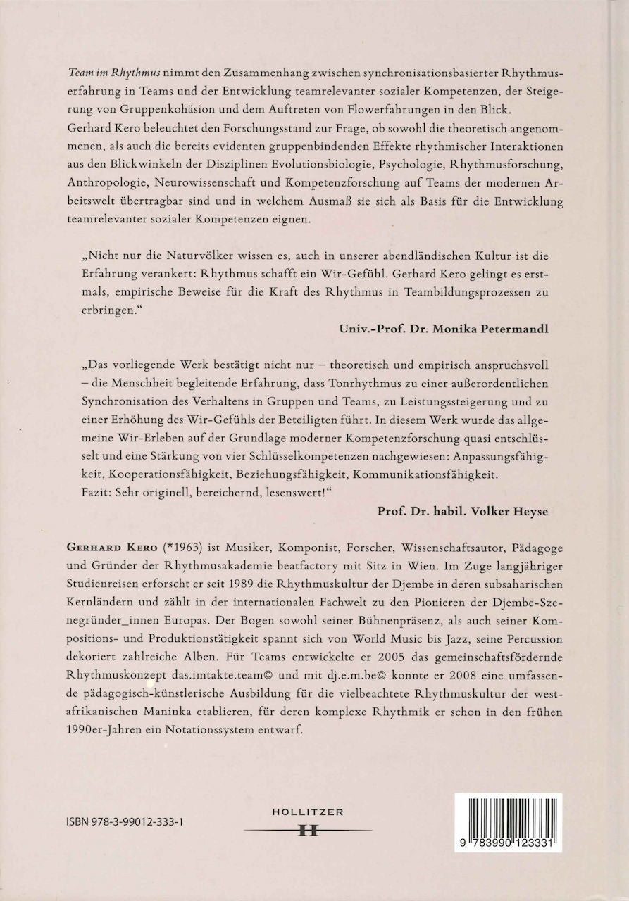 Kero, Team im Rhythmus: Rhythmus als (Hollitzer Wissenschaftsverlag)