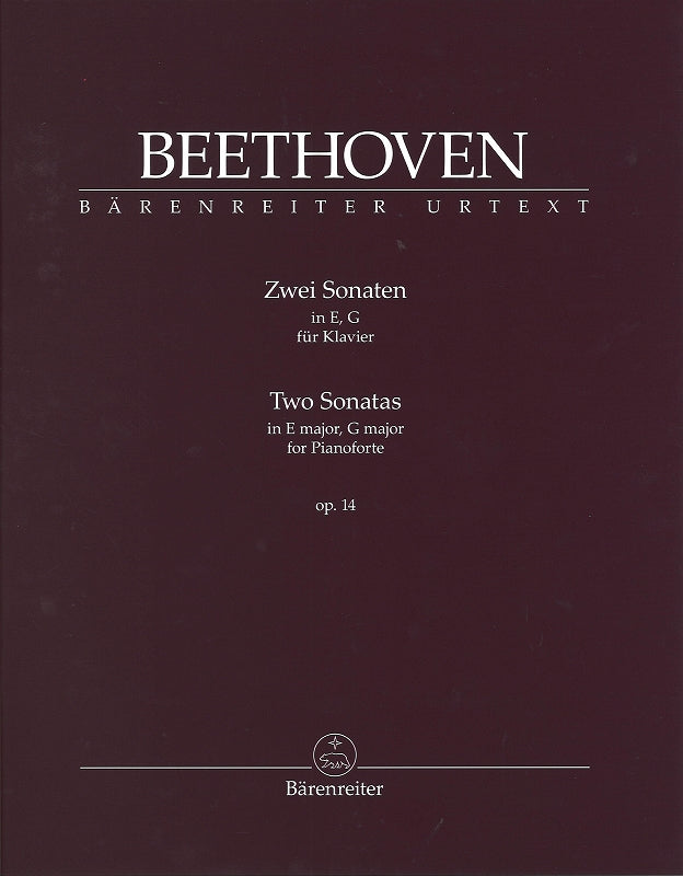 Beethoven, Sonatas No. 9, 10, op. 14 (Barenreiter)