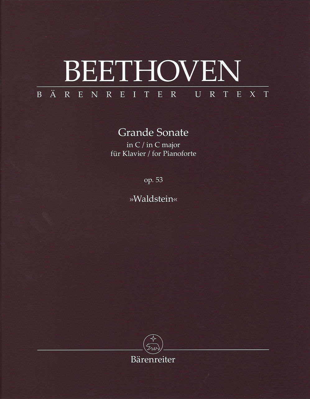 Beethoven, Sonata No.21 op. 53 Waldstein (Barenreiter)
