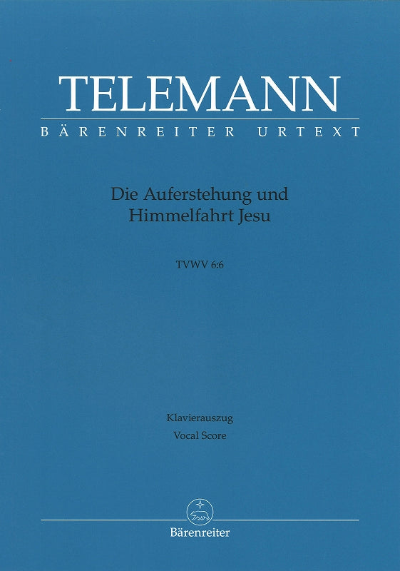 Telemann, Auferstehung... Vocal Score (Barenreiter)
