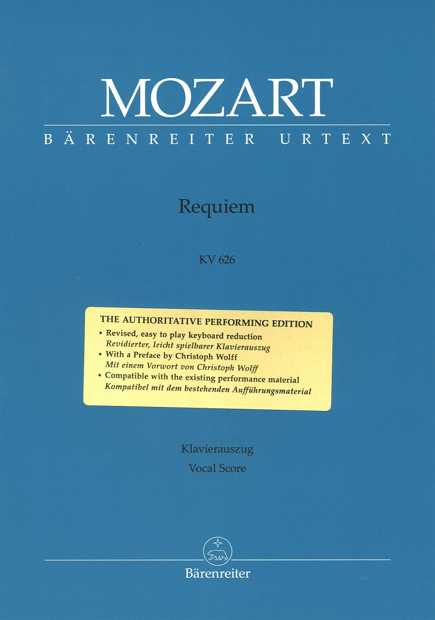 Mozart, Requiem KV 626 (rev.) (Barenreiter)