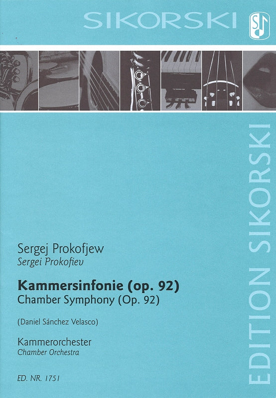 Prokofiev, Kammersinfonie nach op. 92 (Sikorski)