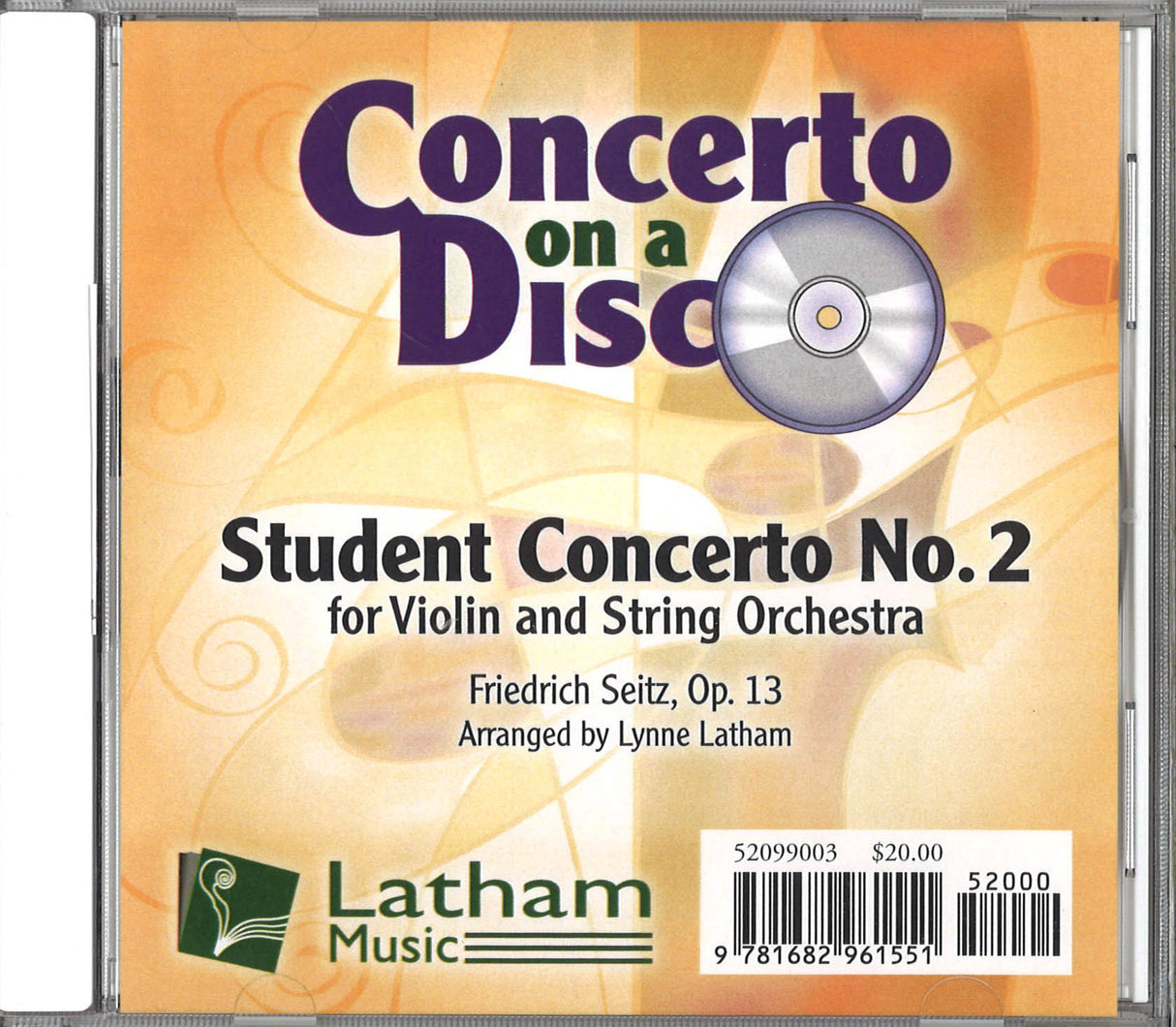 Seitz, Concerto No. 2 (Vn,Str) CD-ROM (Latham Music/Masters Music)