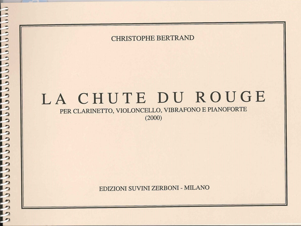 Bertrand, Chute du rouge (Suvini Zerboni)