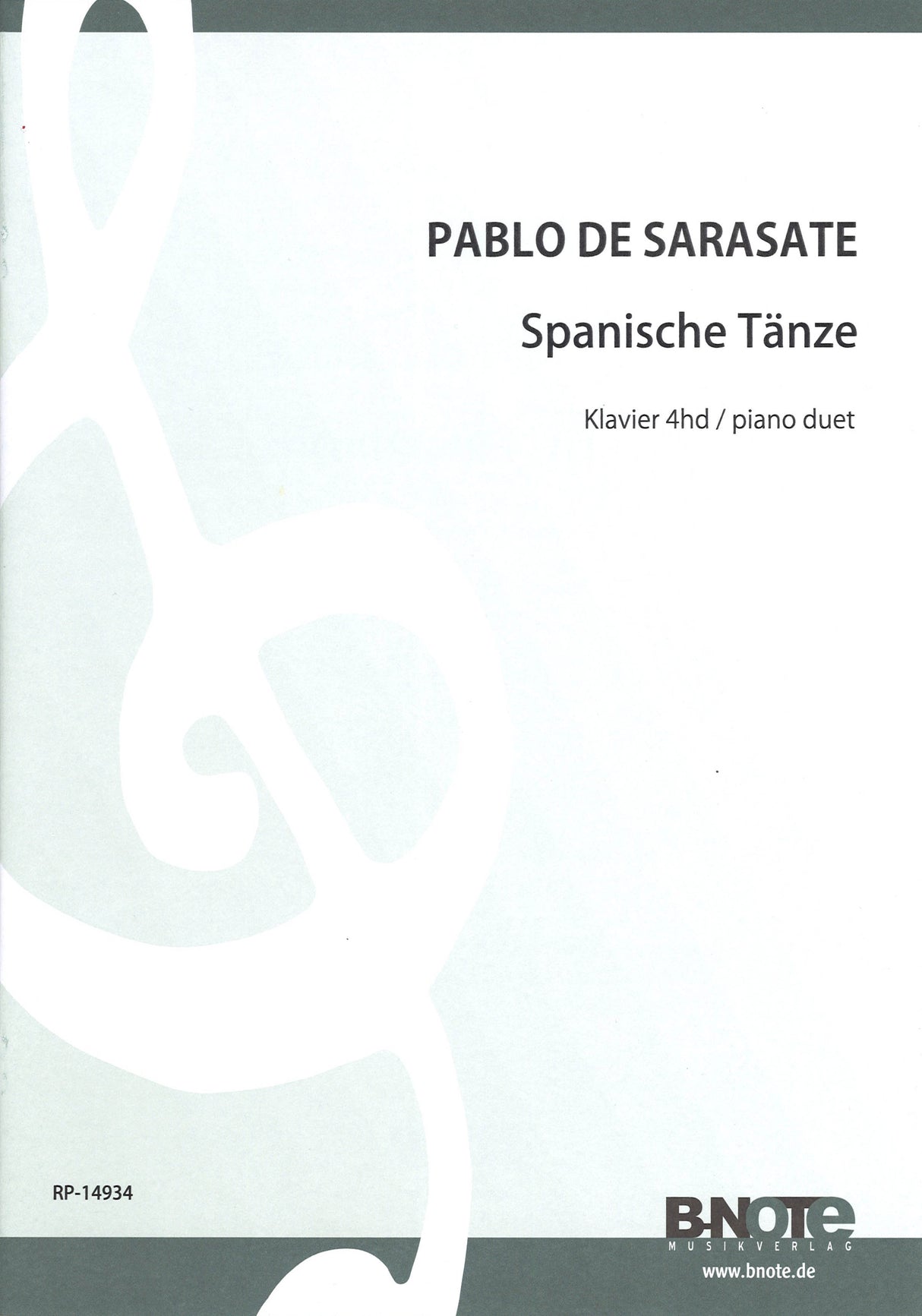 Sarasate, Spanische Tanze/Spanish Dances (B-Note)