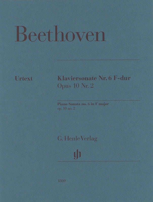 Beethoven, Sonata No. 6 op. 10/2(Wallner (Henle)