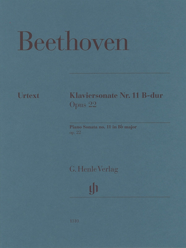 Beethoven, Sonata No. 11 op. 22 (Wallner (Henle)