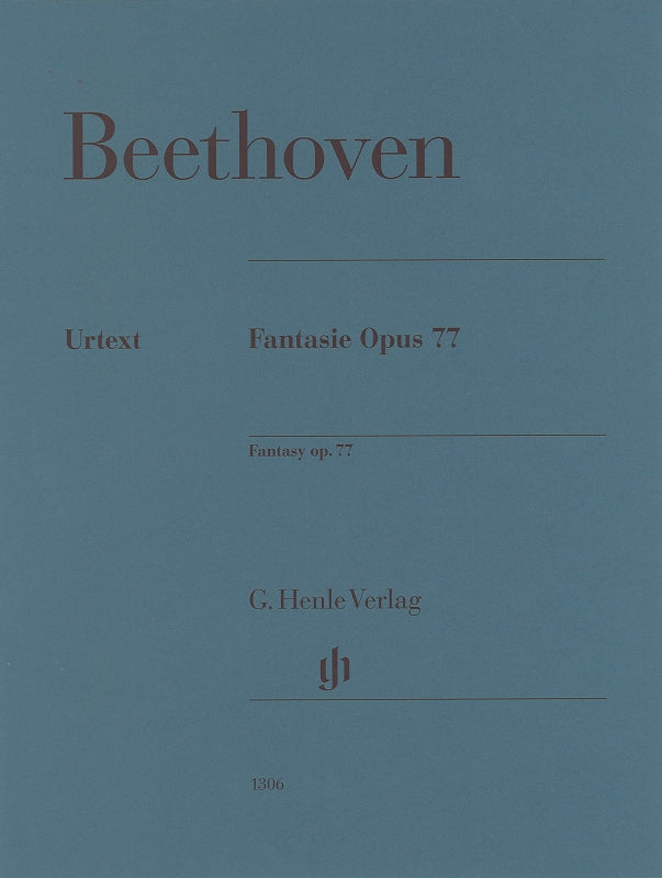 Beethoven, Fantasie op. 77 (Henle)