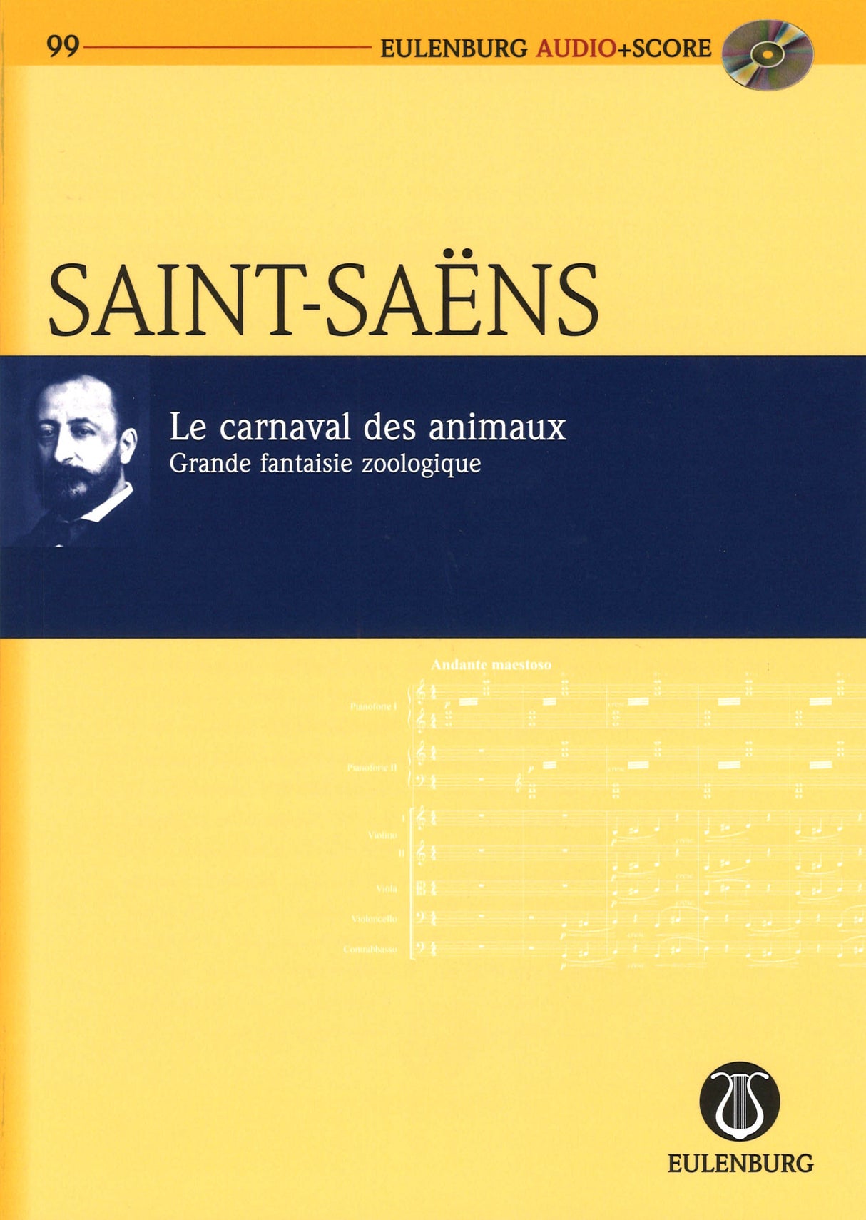 Saint-Saens, Carnival of Animals (+CD) (Eulenburg)