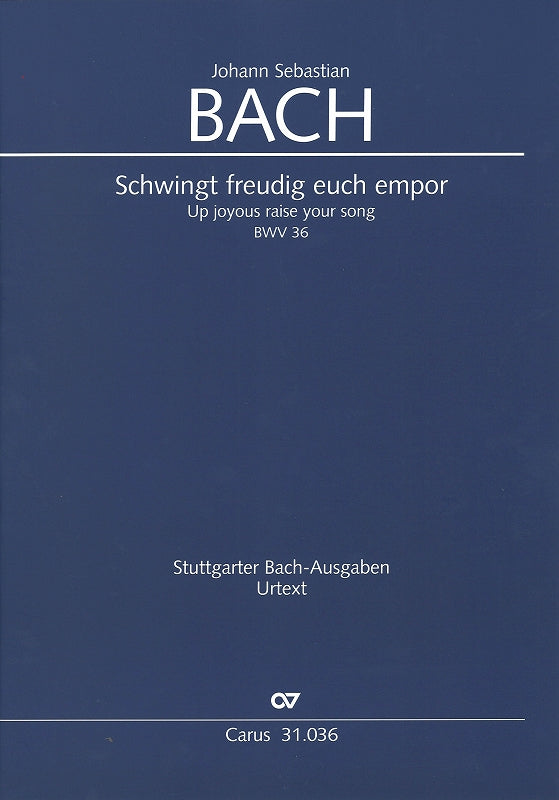 Bach, Kantate BWV 36 Full Score (Carus)