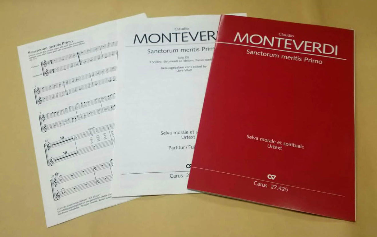 Monteverdi, Sanctorum meritis I (Set) (Carus)