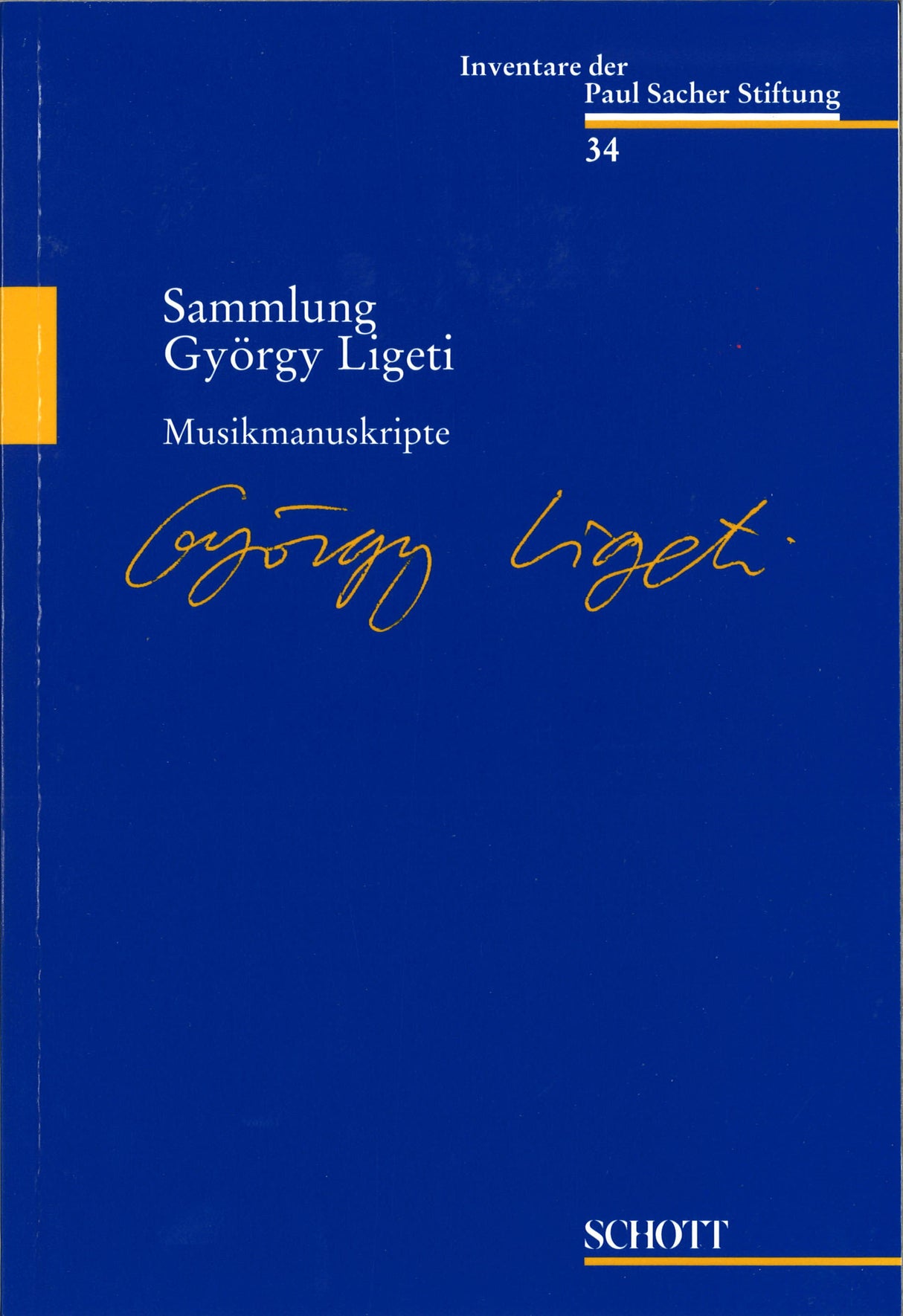 Zimmermann, Sammlung Gyorgy Ligeti (Schott)
