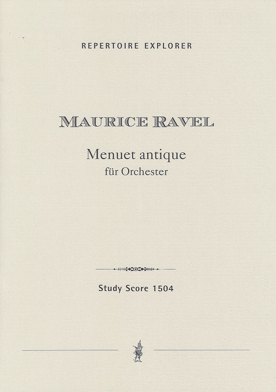 Ravel, Menuet antique (Hoflich)